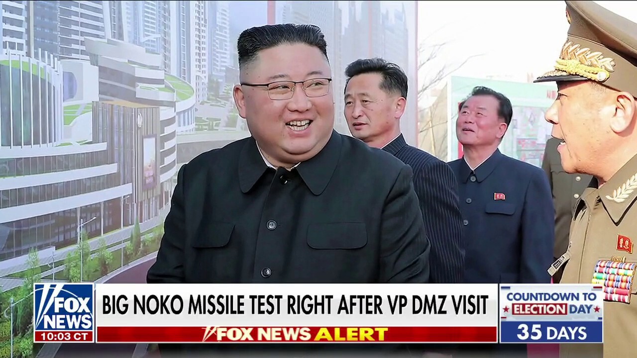 North Korea launches ballistic missile test following VP Harris' DMZ visit