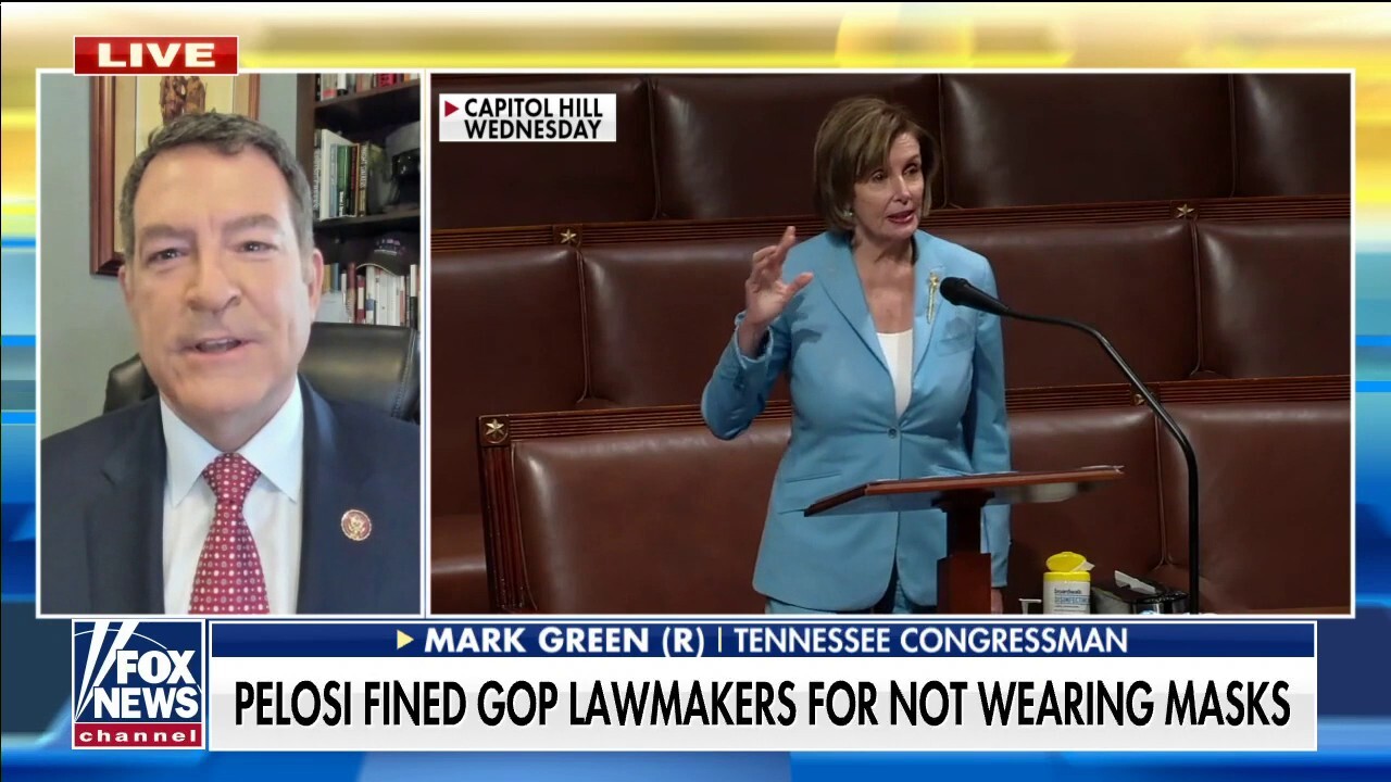 'Definition of hypocrisy': Fined GOP rep slams Pelosi's 'unscientific' mask rule