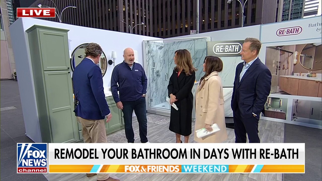 ‘Fox & Friends Weekend’ explains how to remodel your bathroom in days, not weeks