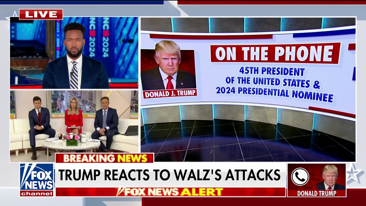 Former President Trump joined 'FOX & Friends' to discuss Tim Walz's VP candidacy, why he is a better candidate than Kamala Harris and his reaction to a possible RFK Jr. endorsement.