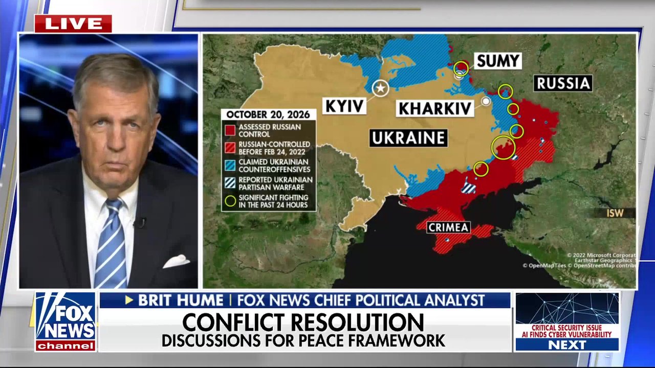 Calling Putin a humanitarian is absurd, Brit Hume says