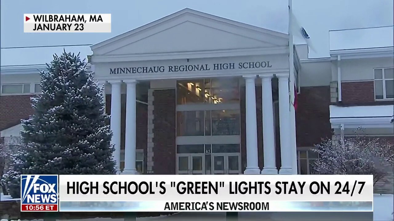 Massachusetts high school's 'green' lighting system keeps lights on 24/7