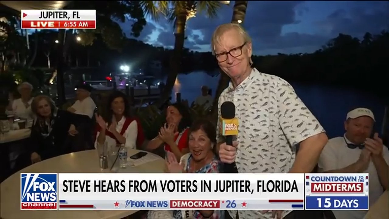 Steve Doocy speaks with Florida voters as early voting kicks off