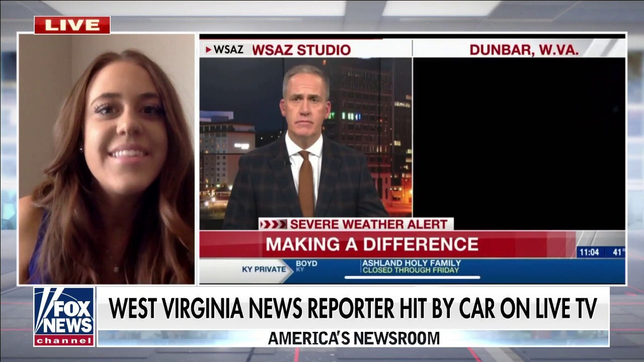 West Virginia reporter hit by car during live report