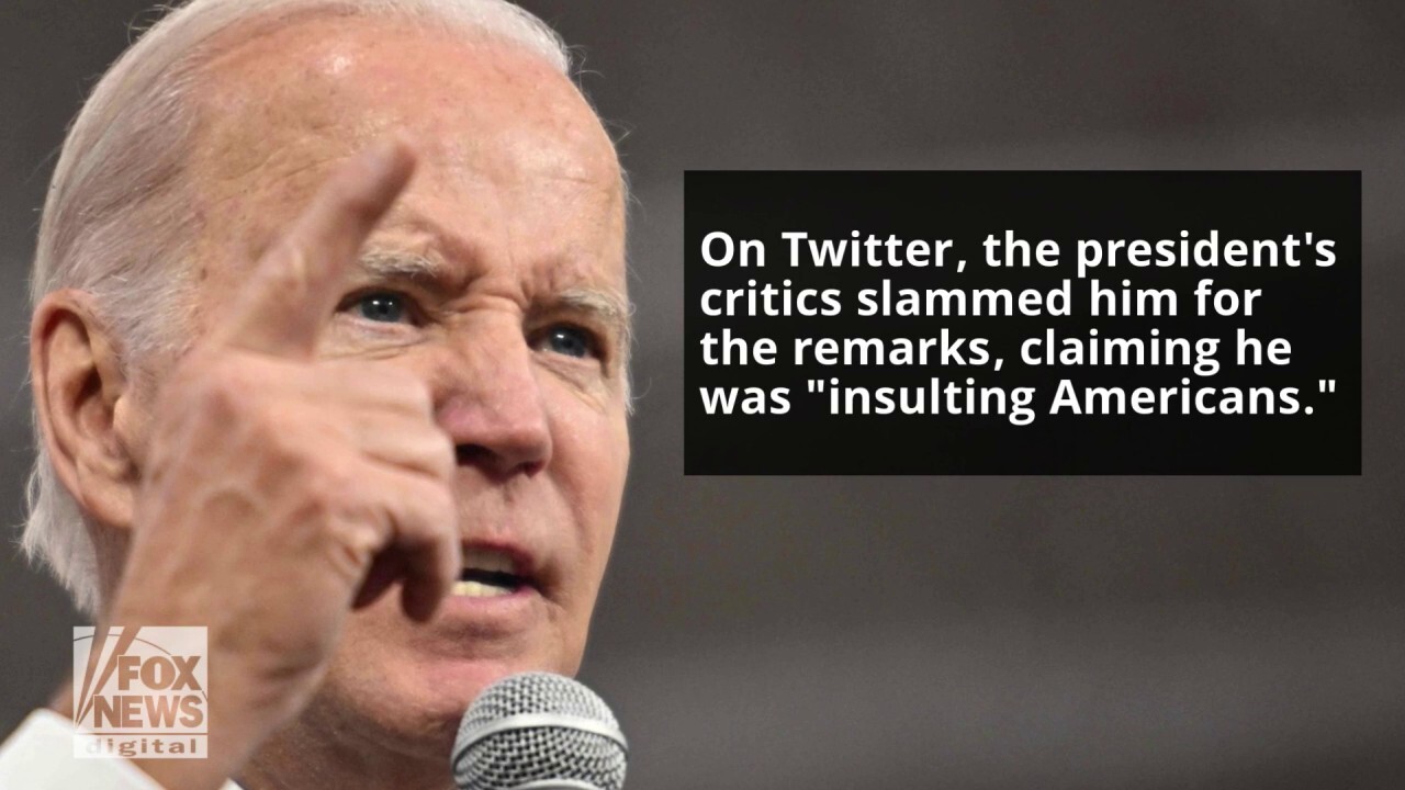 Biden flamed for suggesting Americans didn’t know ‘what the hell a supply chain was’: ‘Insulting Americans’