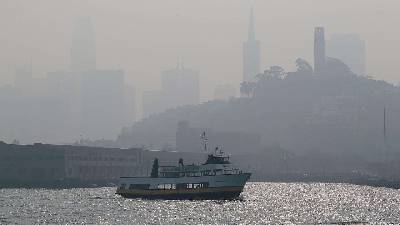 Wildfire causes bad air quality in Northern California