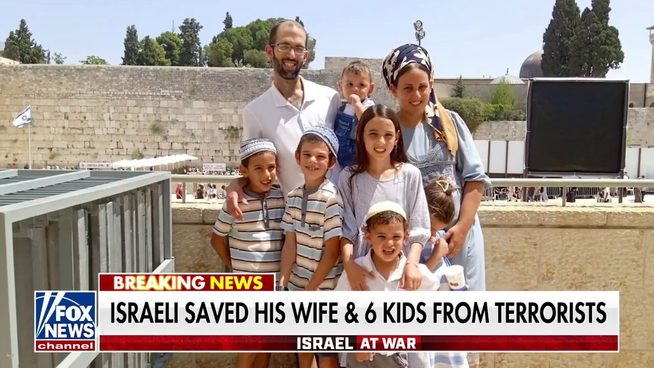 FOX News visits Israeli who saved wife, children from terrorists