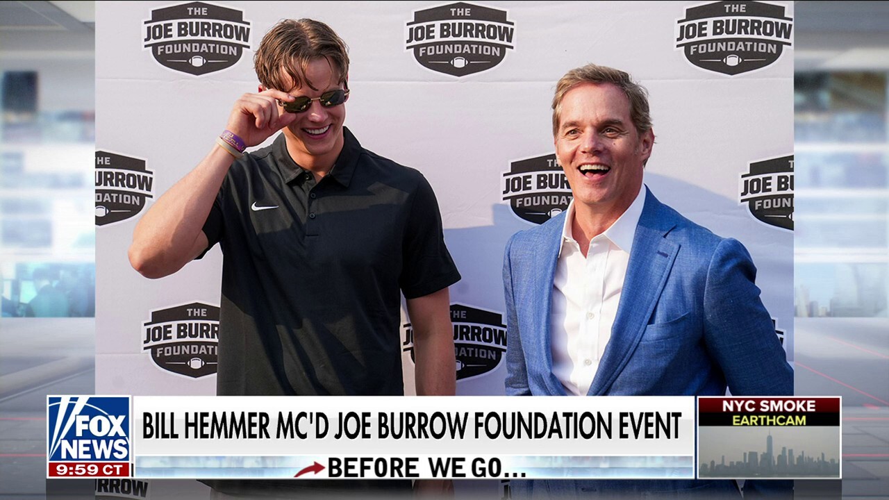 Bill Hemmer emcees Joe Burrow Foundation fundraiser