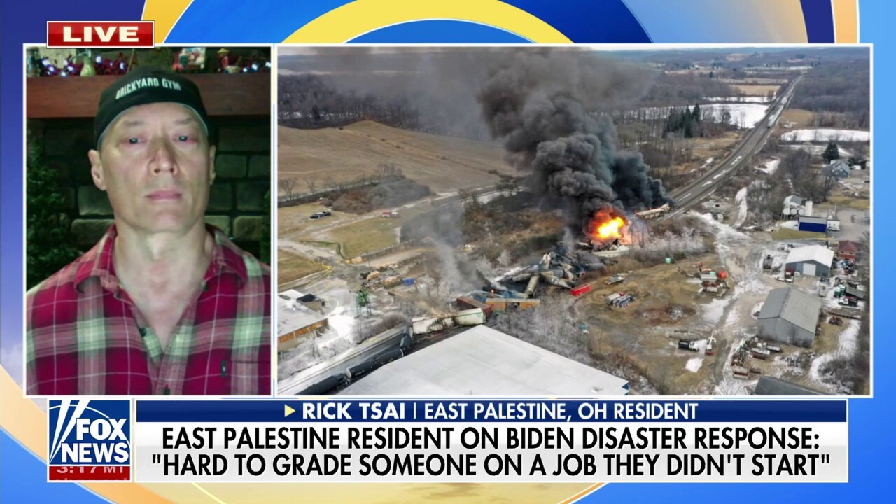 East Palestine resident rips Biden over disaster response: 'I don't have hope anymore'