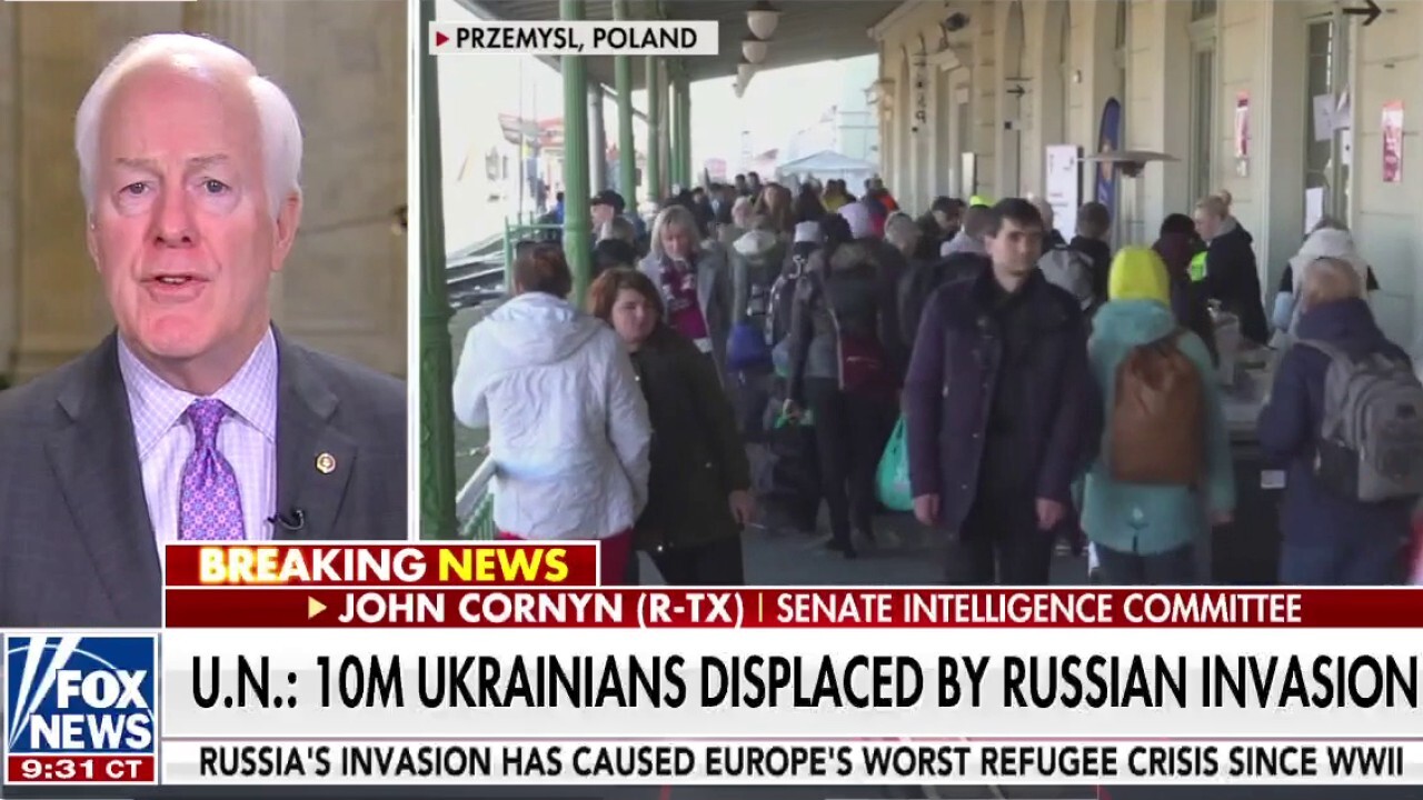 Russian invasion displaces 10 million Ukrainians