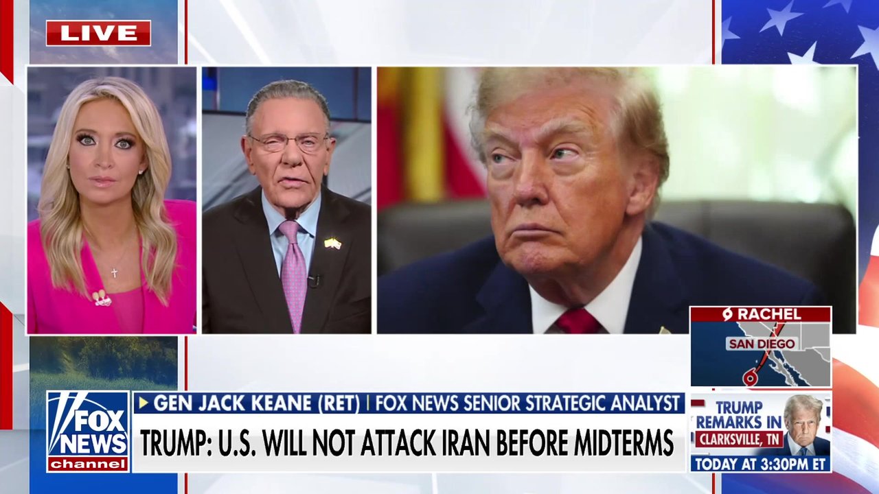 Trump says US won’t attack Iran before midterms