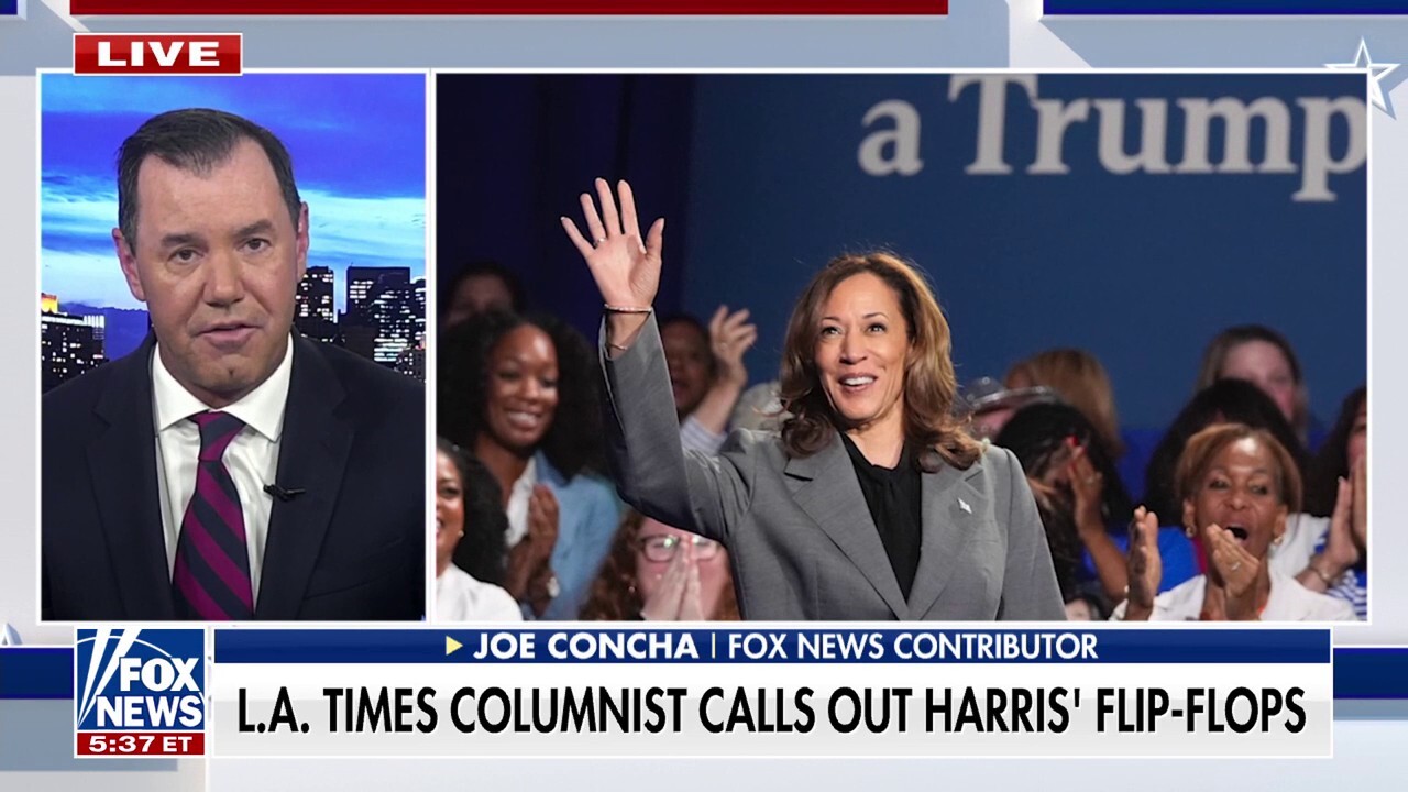 Joe Concha slams Harris campaign for multiple policy flip-flops: 'Weather vane candidate'