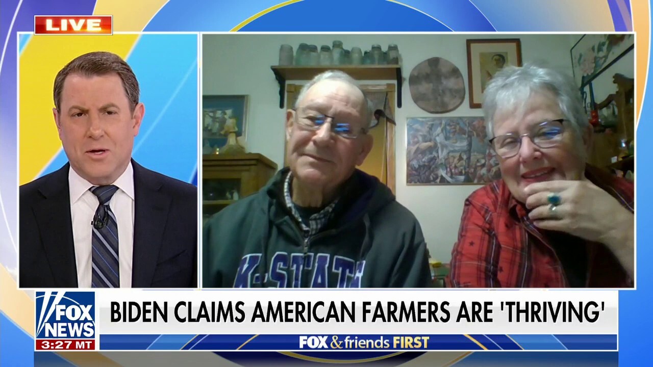 Kansas wheat farmers respond to Biden's claim that farmers are 'thriving' under his leadership 