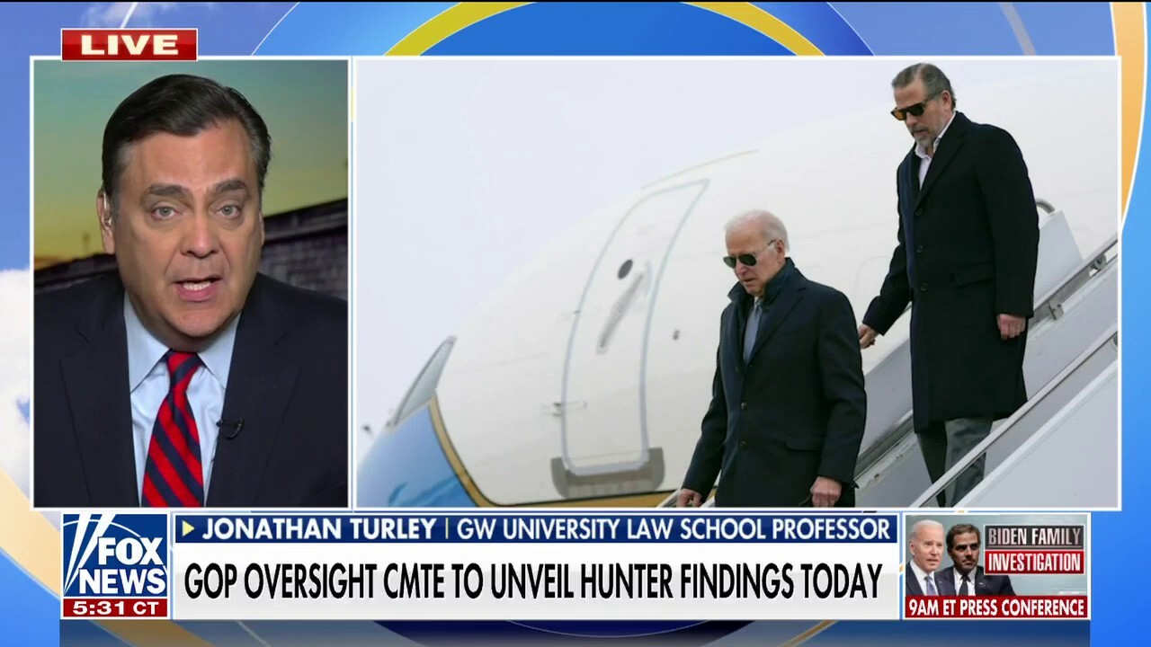 Hunter Biden revelations will be 'uncomfortable' for media: Jonathan Turley