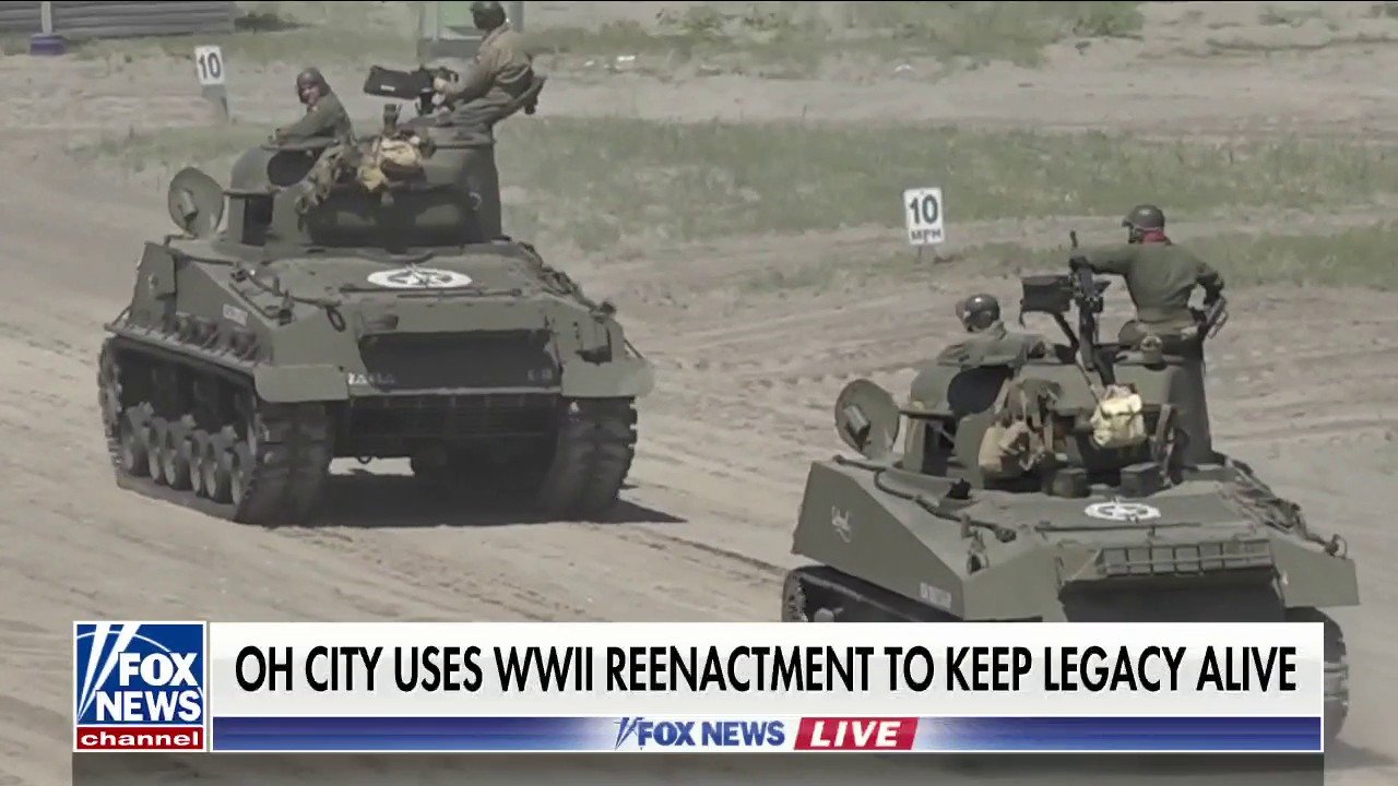 Ohio City Holds Largest WWII Reenactment Fox News Video Ohio City Holds Largest WWII Reenactment Fox News Video