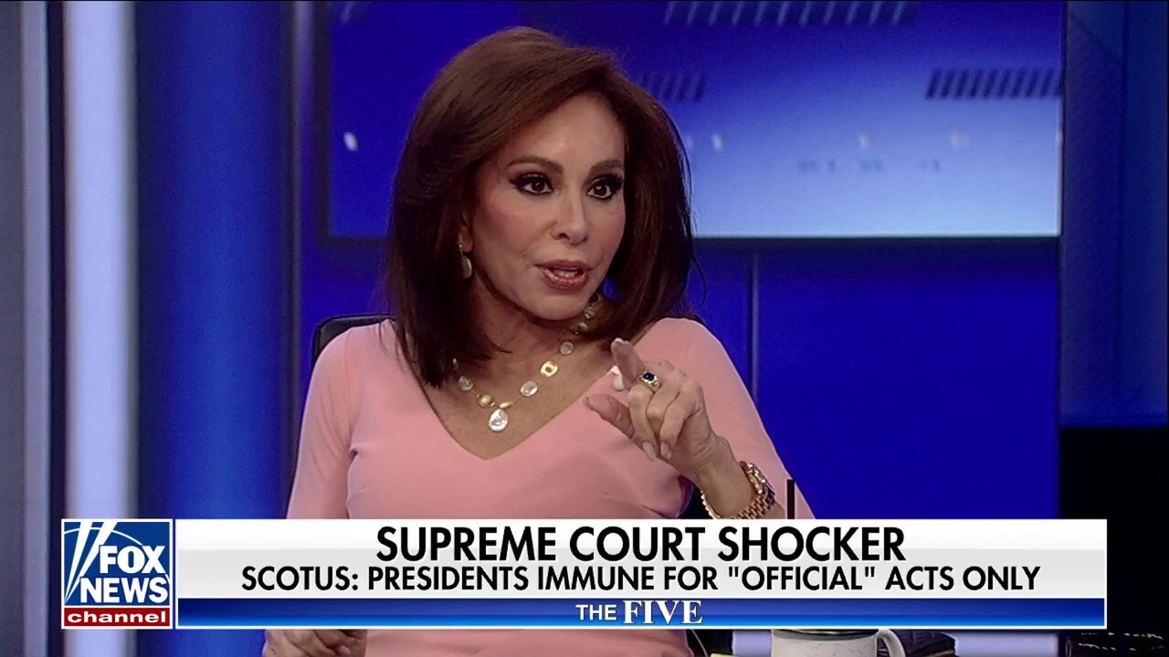 'The Five' co-hosts discuss the left ‘freaking out’ over the Supreme Court’s ‘brilliant’ presidential immunity ruling and its effect on former President Trump's classified documents case.