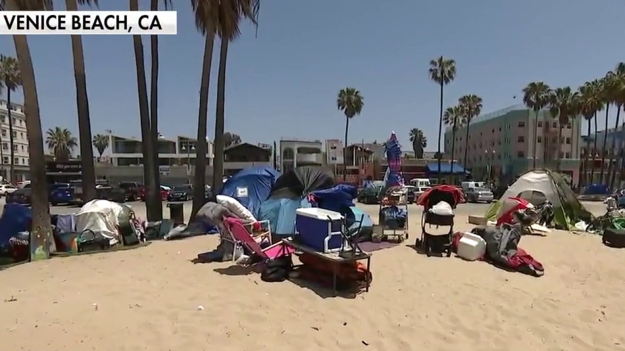 Venice Beach taken over by homeless encampments