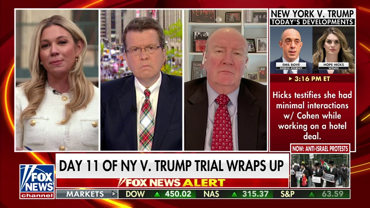 Fox News legal editor Kerri Kupec Urbahn and contributor Andy McCarthy join 'Your World' to discuss the latest in New York v. Trump following Hope Hicks' testimony.