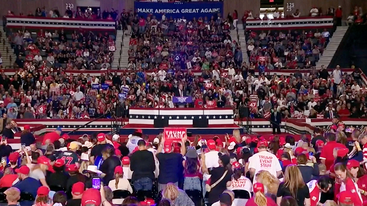 WATCH LIVE: Trump holds rally in deep blue state weeks from election