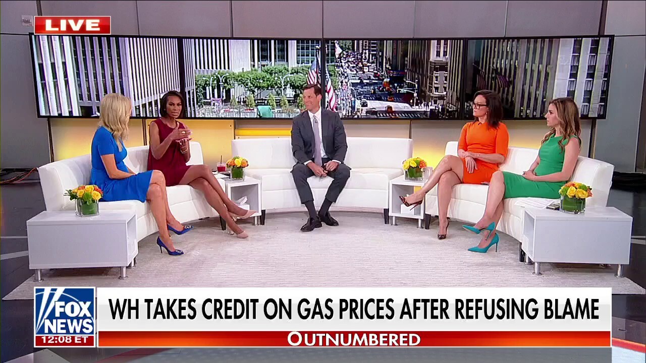 Biden admin slammed for taking credit for falling gas prices