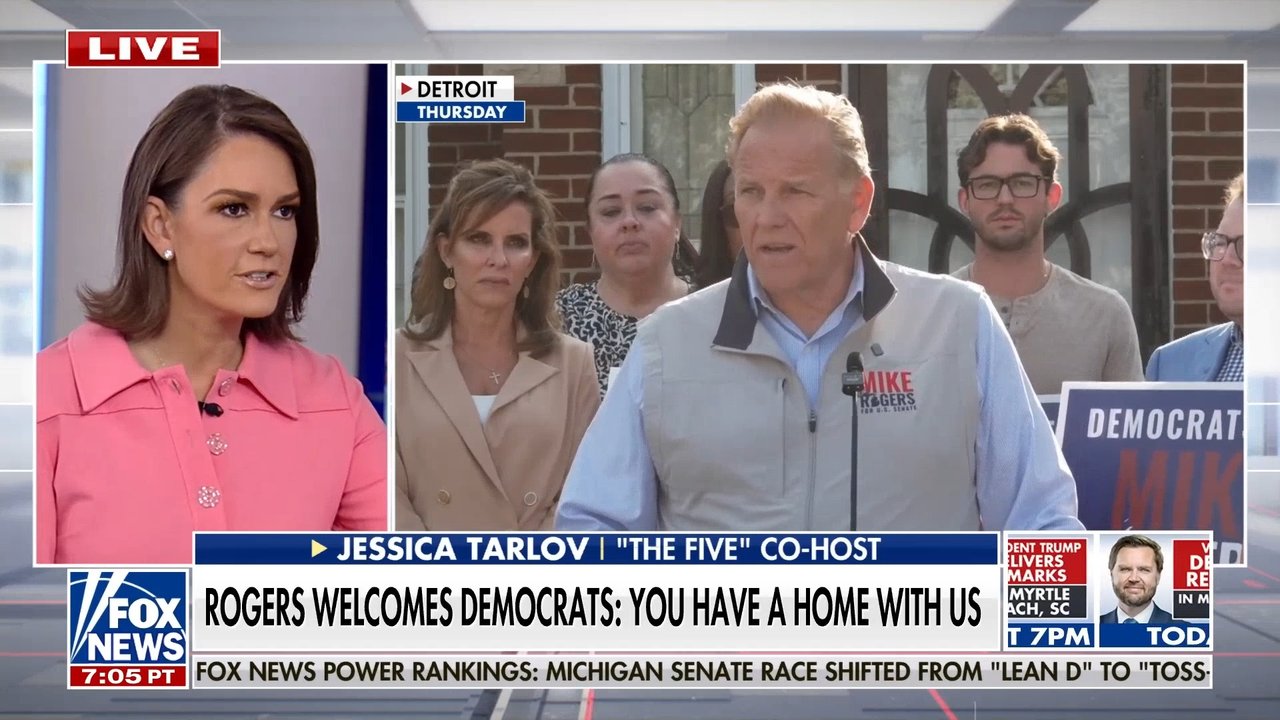 'The Five' co-host Jessica Tarlov and Mike Hahn of Frontline Strategies analyze the highly competitive Michigan Senate race between Mike Rogers and Abdul El-Sayed. The duo also discuss the growing role of social media in campaigns.