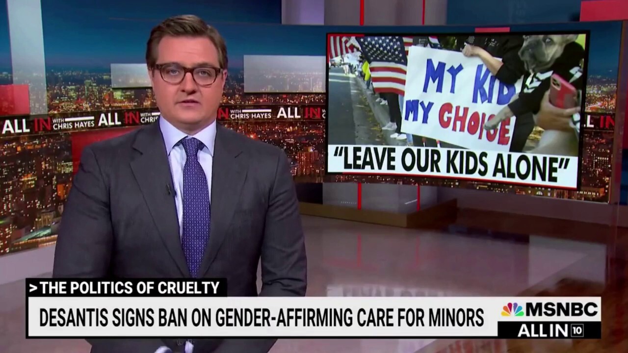 MSNBC slammed as ‘freak show’ after host Chris Hayes melts down defending gender surgery for children