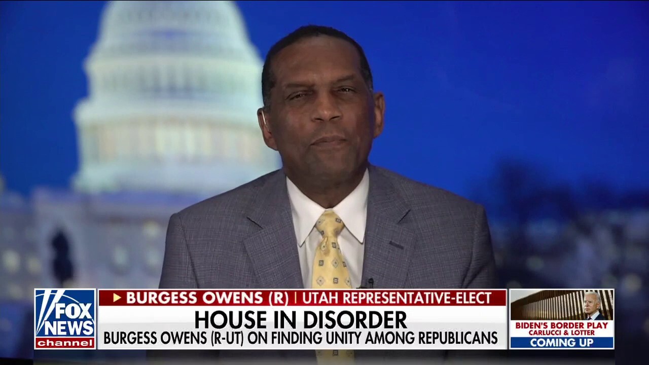 Burgess Owens: It's 'just a matter of time' before Kevin McCarthy is elected