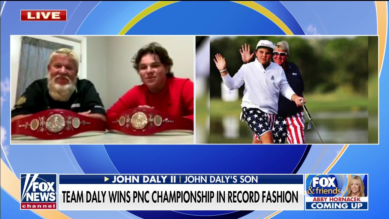 John Daly and his son on defeating Tiger and Charlie Woods at PNC Championship