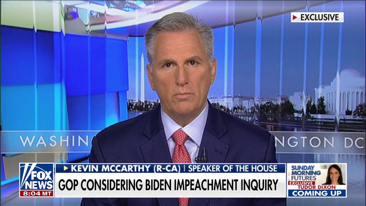 House Speaker Kevin McCarthy joins ‘Sunday Morning Futures’ to discuss the GOP’s ongoing investigation into the Biden family’s business dealings, and former President Trump’s arrest. 
