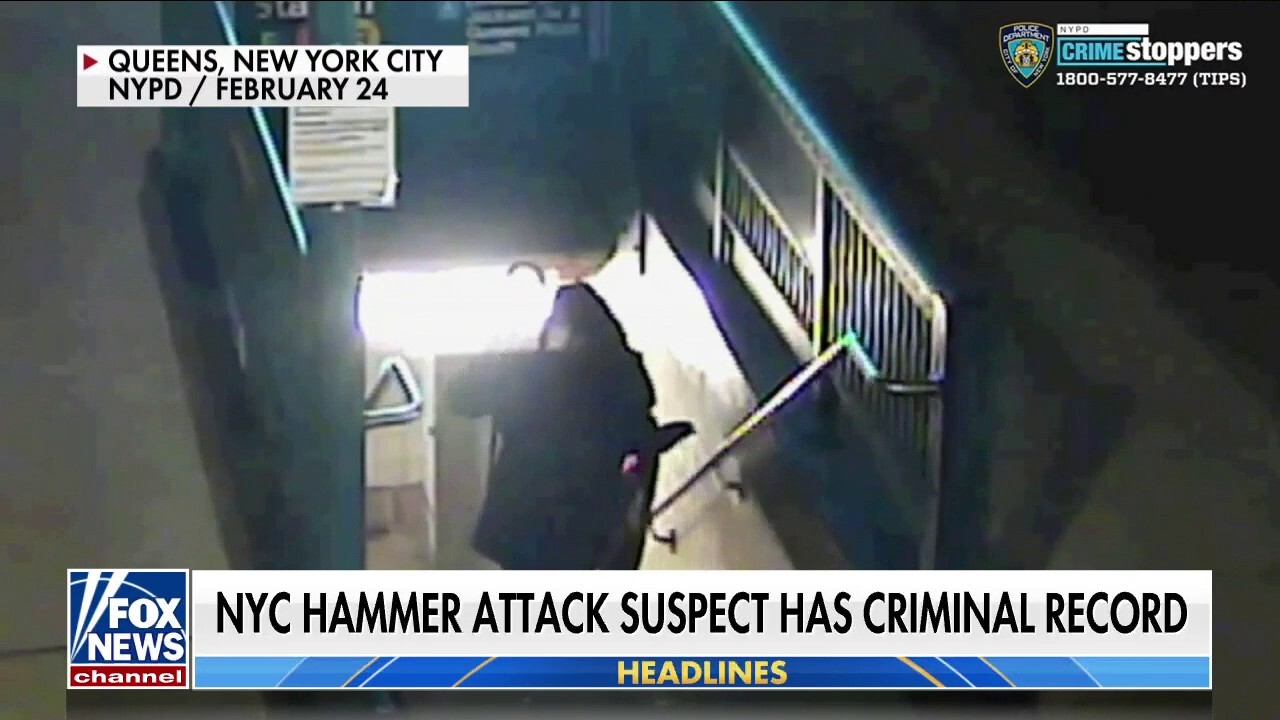 NYPD arrests suspect behind terrifying caught-on-camera hammer attack that left woman with fractured skull