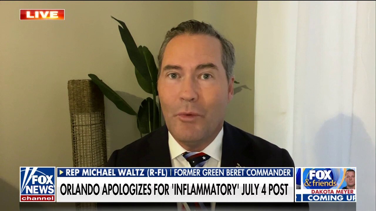 Rep. Waltz slams Independence Day critics: It shows a level of cynicism and lack of perspective