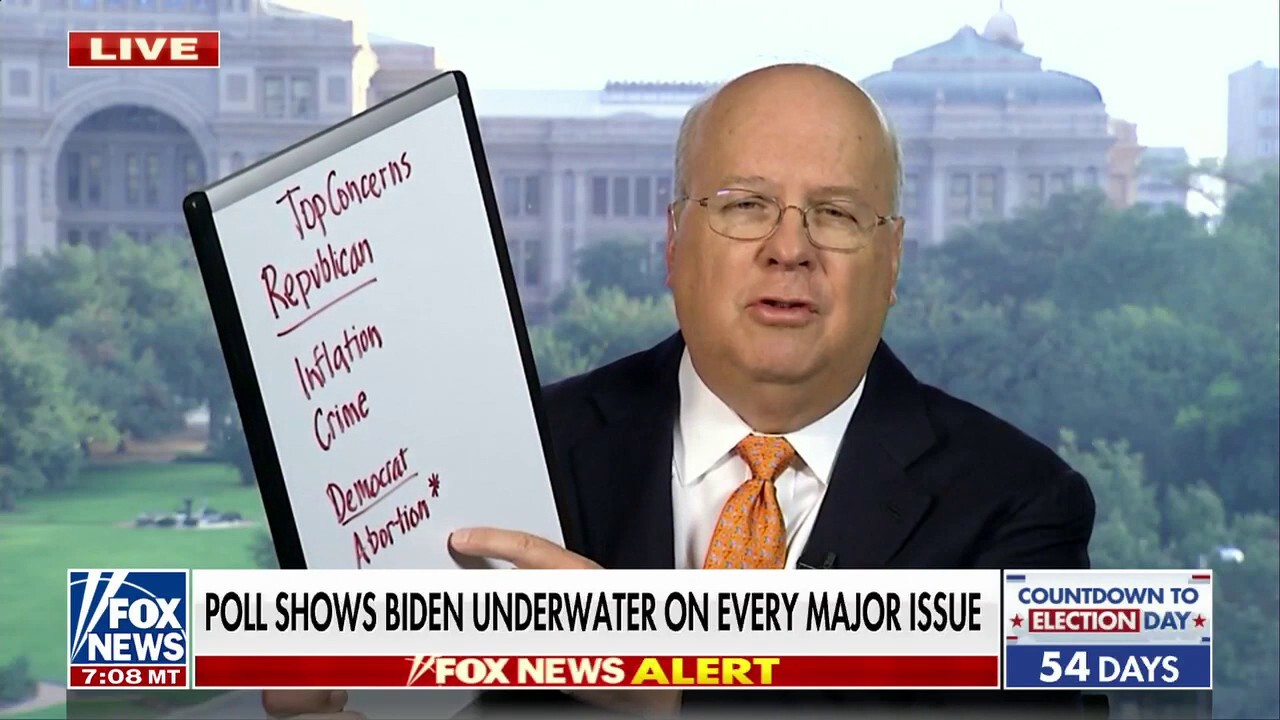 If the referendum is on Biden the Democrats are in trouble: Karl Rove