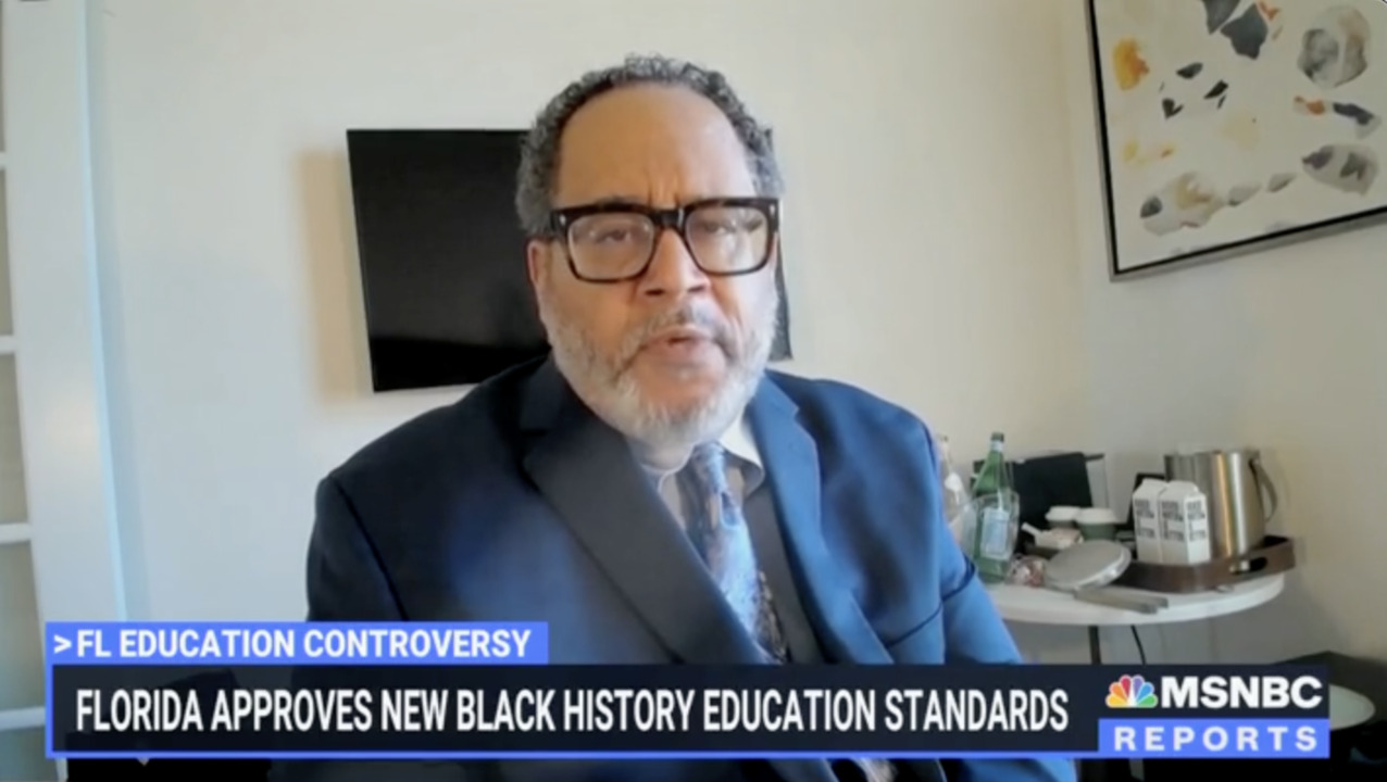 MSNBC guest calls Florida's standards on teaching African-American history 'akin' to defending the Holocaust