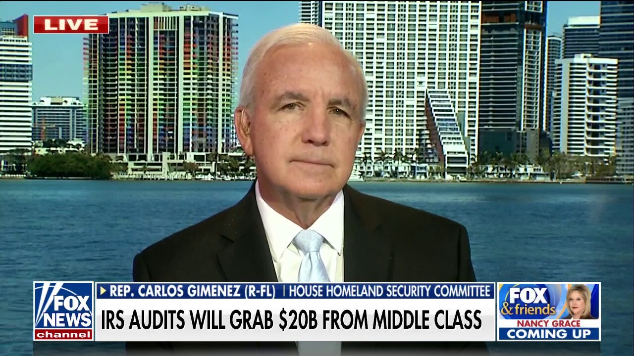 Dems push ‘bold-faced lie’ that IRS will not audit those who make under 400K annually: Rep. Carlos Gimenez