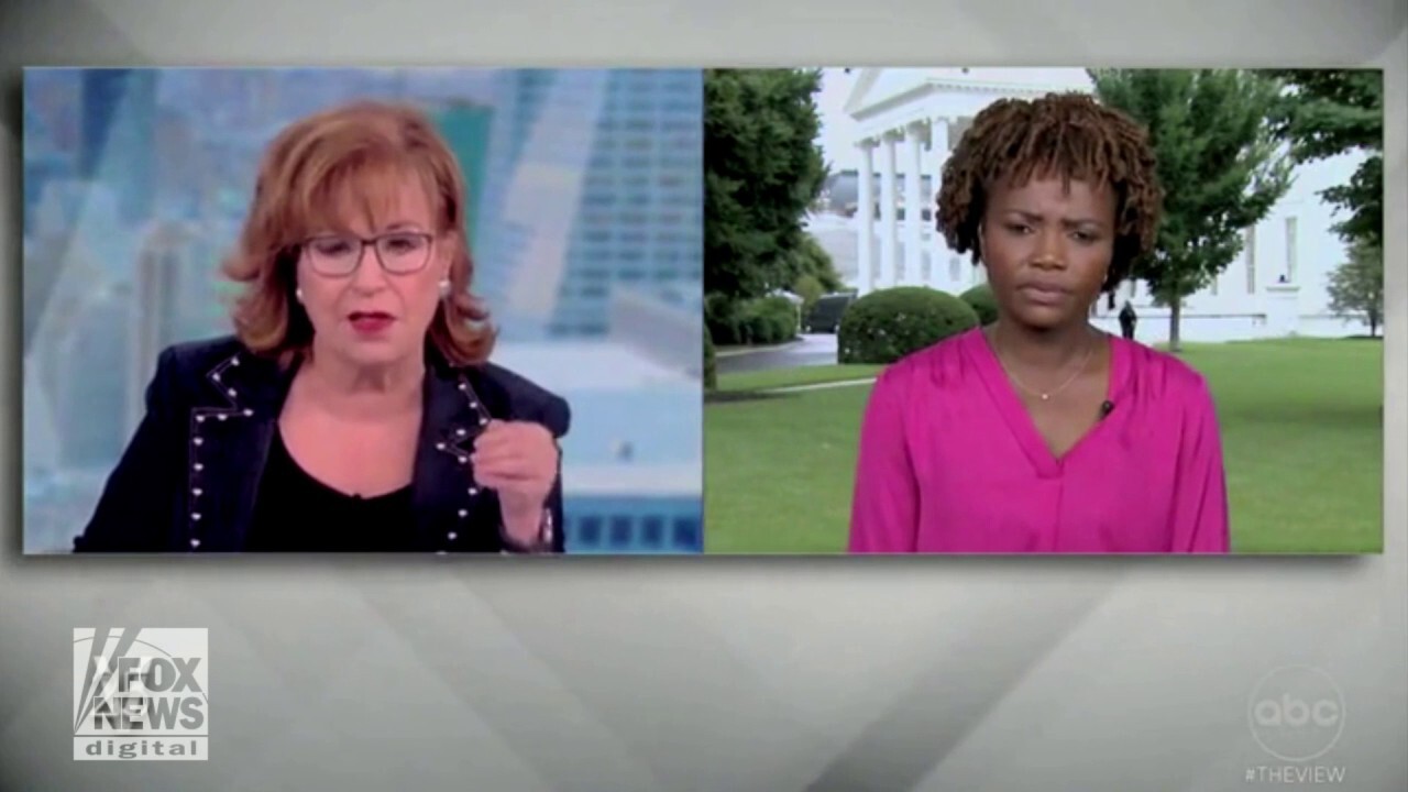 'The View' host Joy Behar asks Karine Jean-Pierre how to convince Americans that high gas prices and inflation aren't Joe Biden's fault