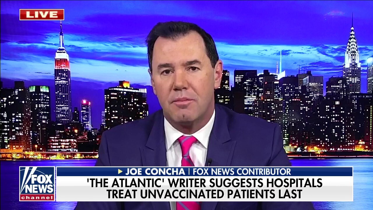 Joe Concha rips journalist suggesting unvaccinated should be treated last in hospitals: This is a 'racist argument'