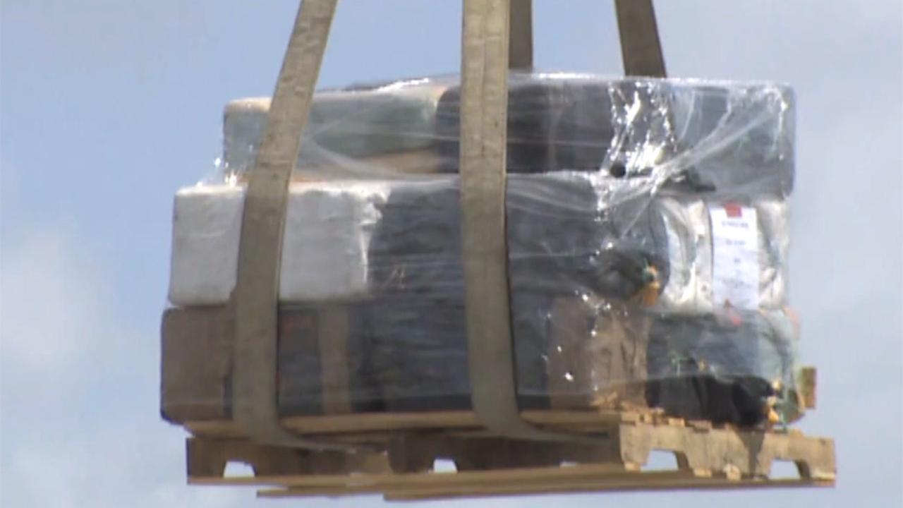 Coast Guard seizes six tons of cocaine