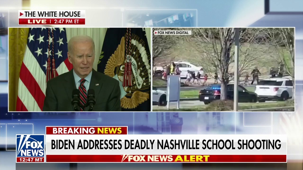 Biden calls on Congress to pass assault weapons ban after Nashville school shooting 