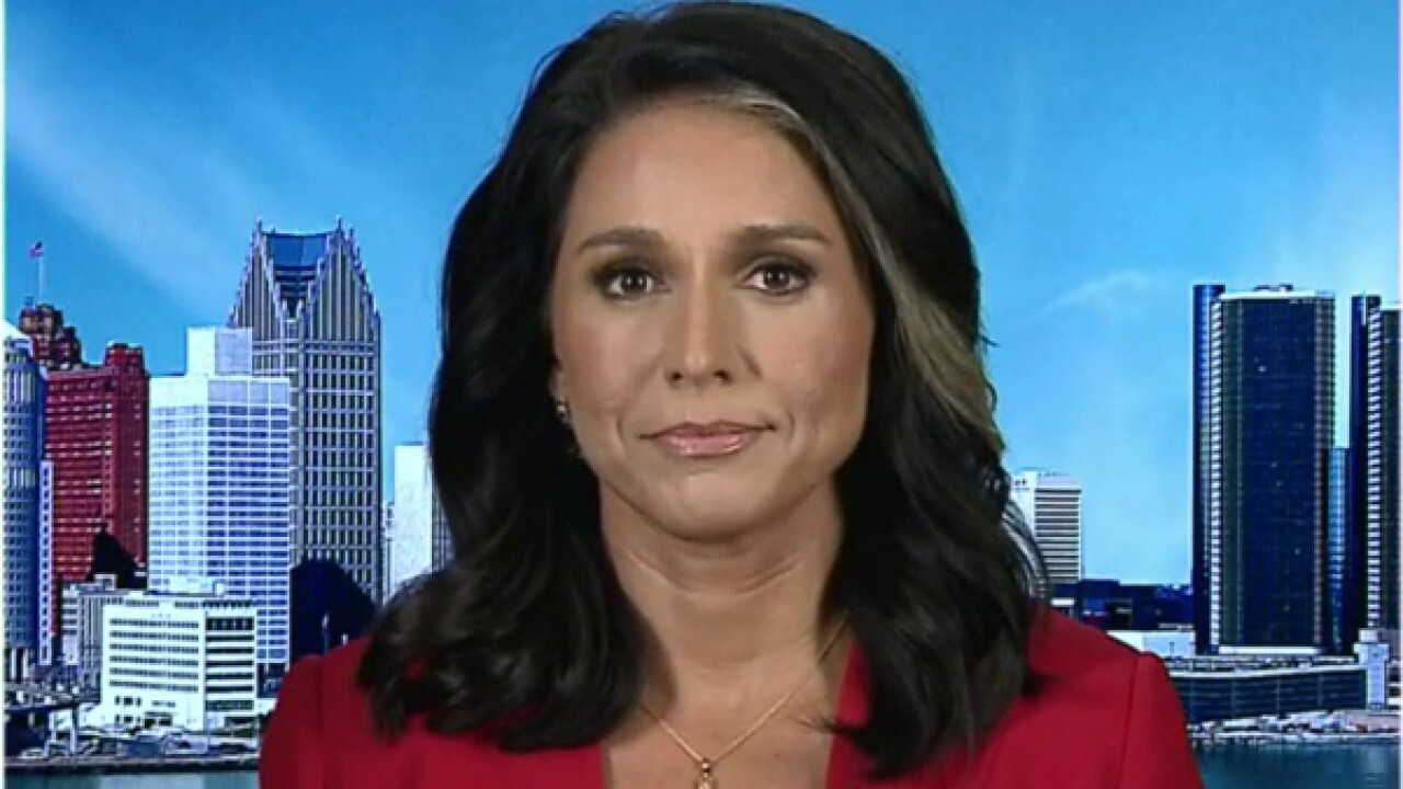 Gabbard rips admin's handling of Gold Star families: Biden vacationing, Harris 'laughing her way around'