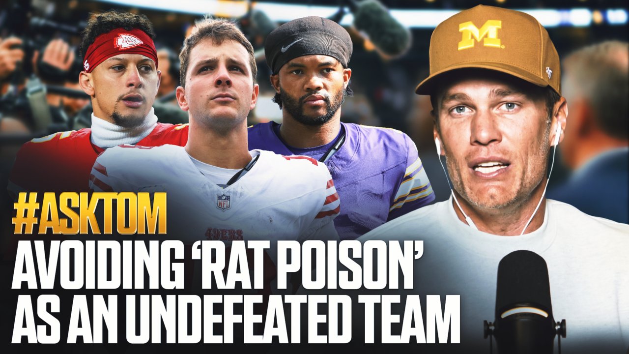 Tom Brady on Undefeated Teams Avoiding 'Rat Poison,' Cam Skattebo's Benching + Prettiest NFL Passers