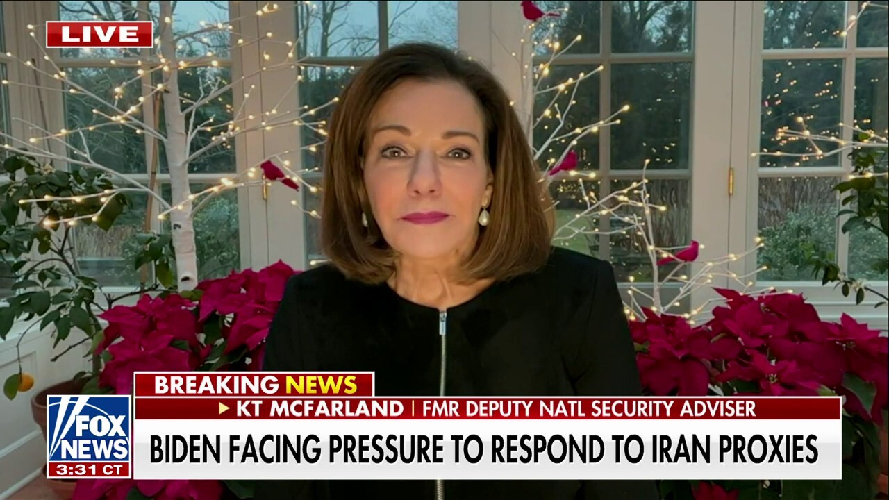 Biden should take out Iranian proxy group’s military capabilities now: KT McFarland 