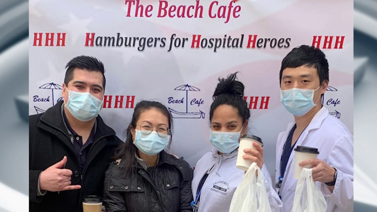 New York restaurant offers 'Hamburgers for Hospital Heroes'