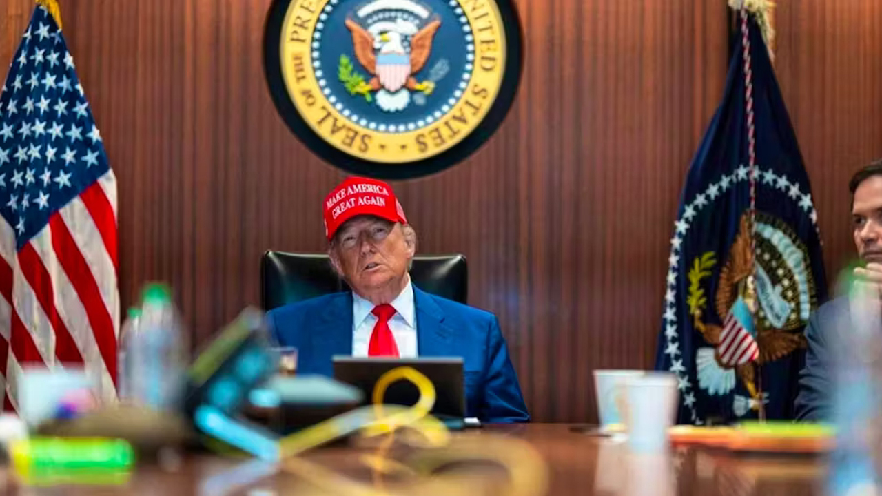 WATCH LIVE: Trump to huddle with top brass after hammering Iran’s nuclear sites
