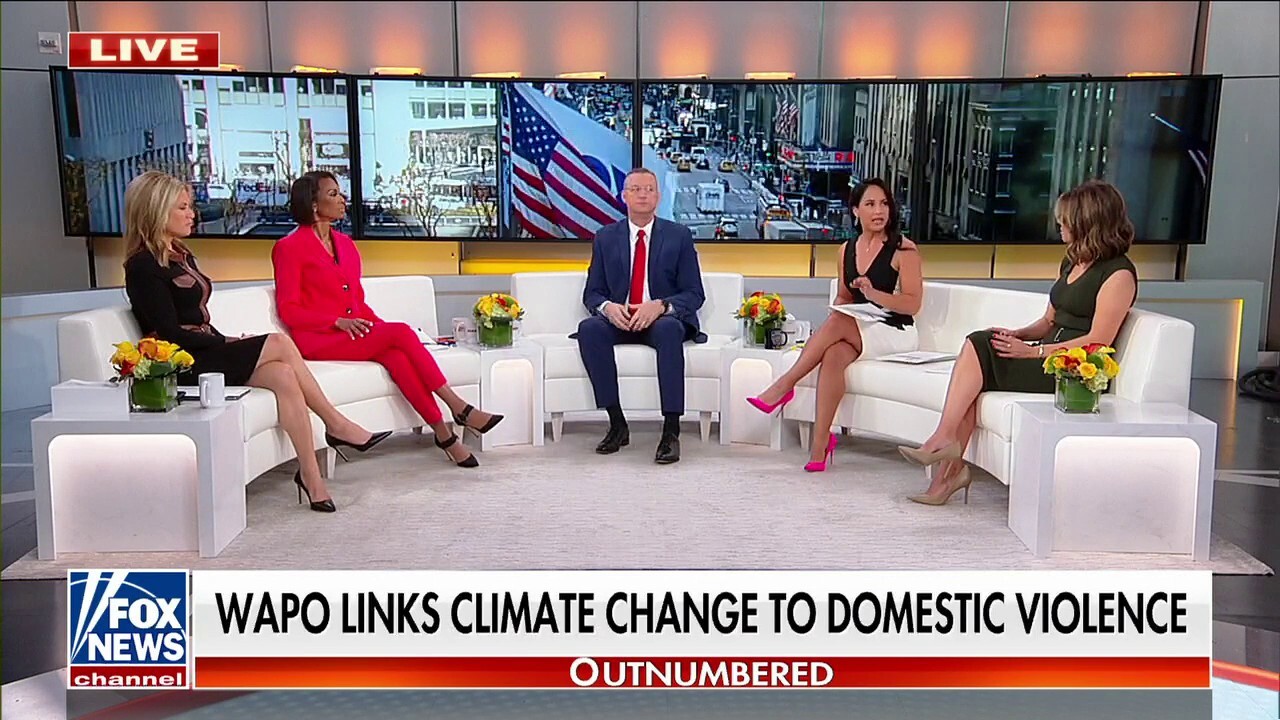 'Outnumbered' rips liberal outlet for linking domestic violence to climate change: 'Nonsense'