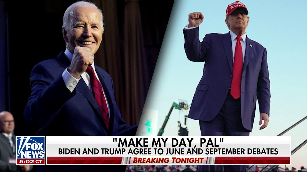 Biden And Trump Agree To June And September Debates | Fox News Video