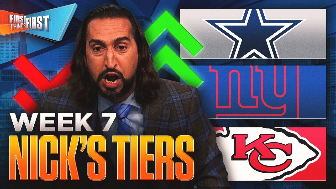 Cowboys &amp; Giants ‘STRIVING FOR MEDIOCRITY’, Chiefs ‘hiding in plain sight’ on Nick’s Tiers | FTF