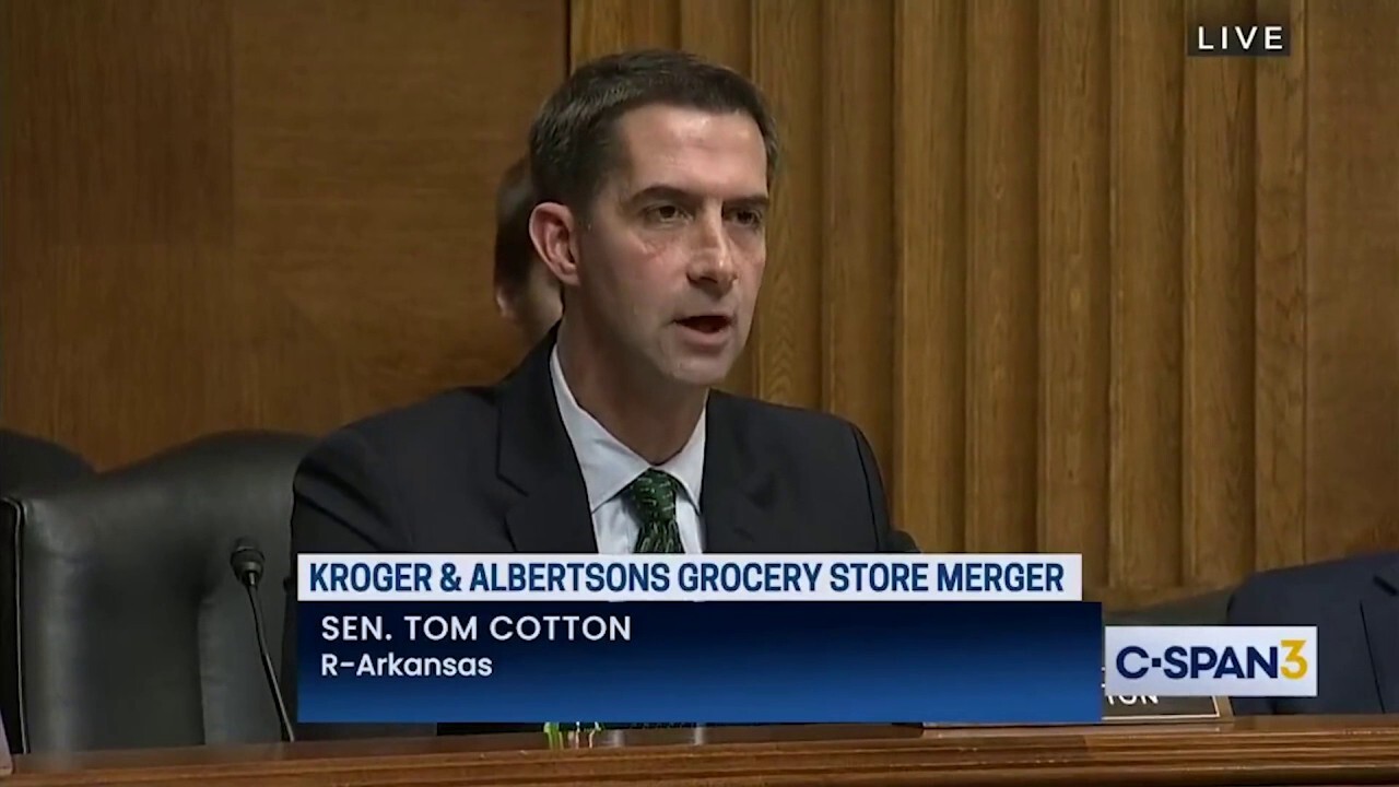 Sen. Cotton rebukes woke Kroger CEO seeking GOP help against Dems