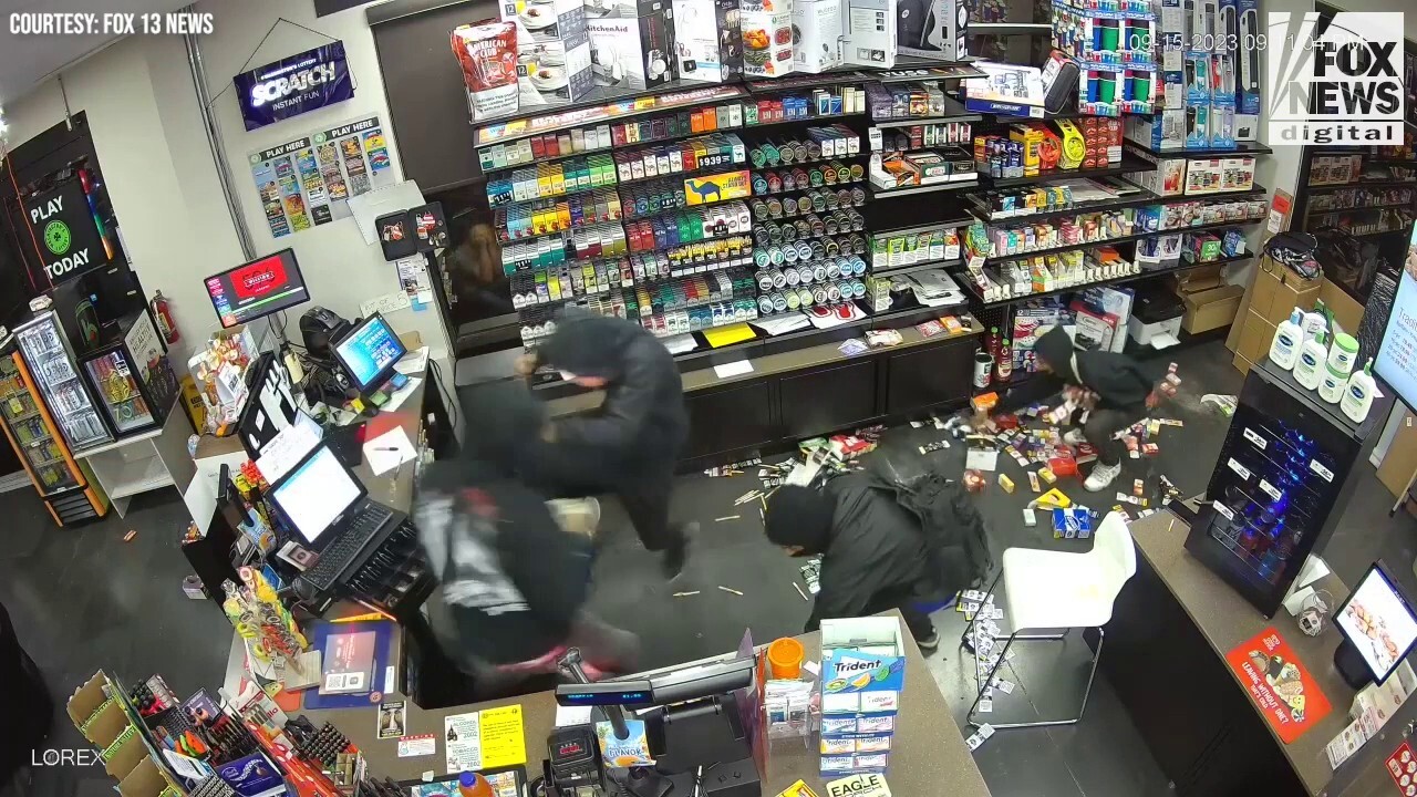 Surveillance video shows brutal attack on cashier in gas station robbery
