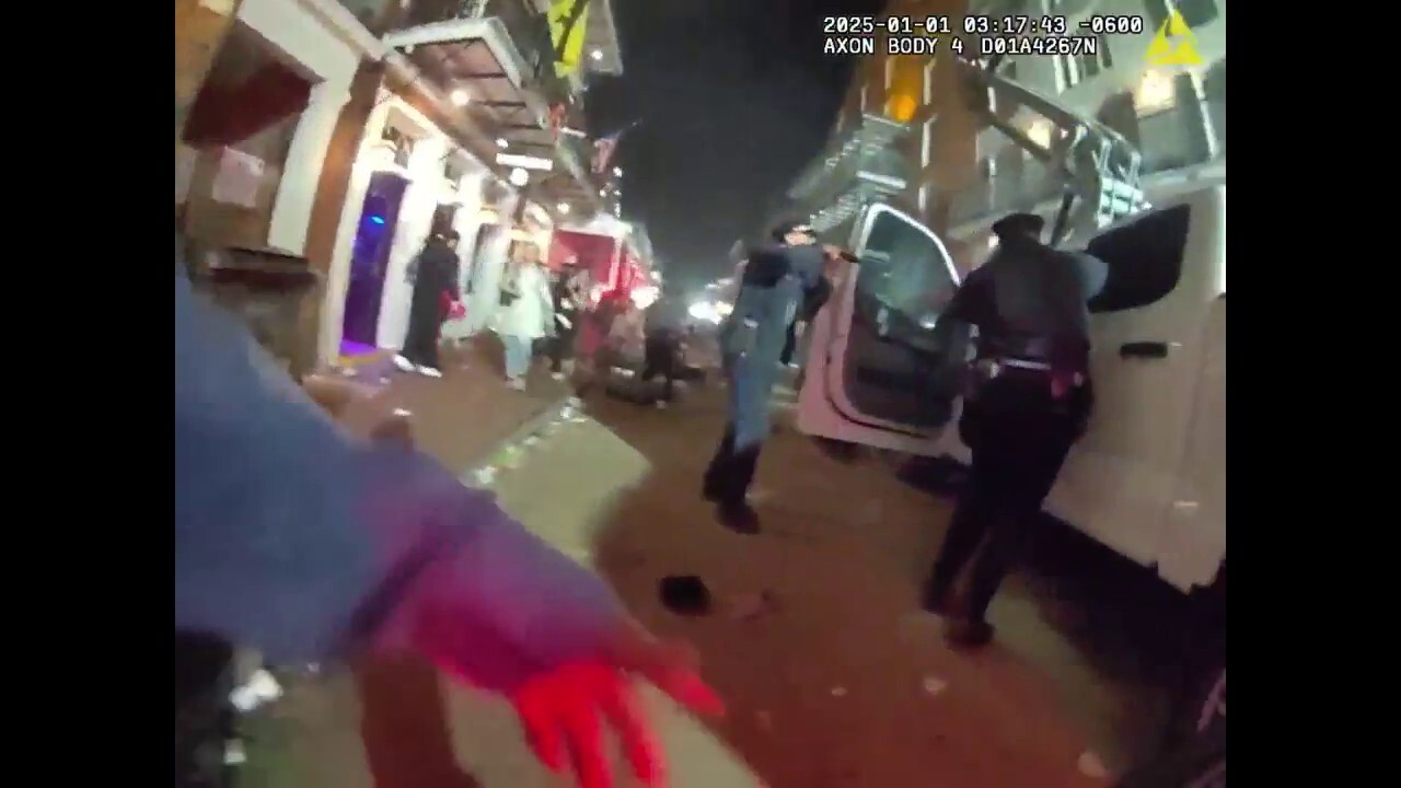  New Orleans police release bodycam footage of Bourbon St attack