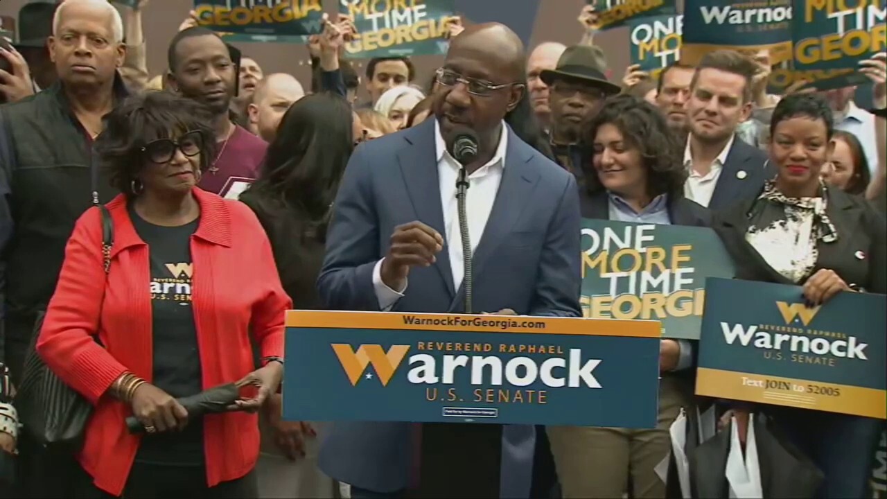 Warnock kicks off Georgia Senate runoff with attacks on Walker
